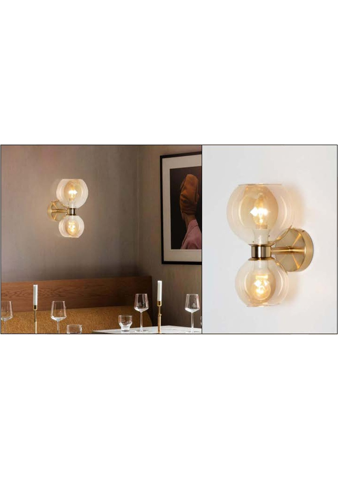 Beyond Lights - Glass Globe Sconce- GL